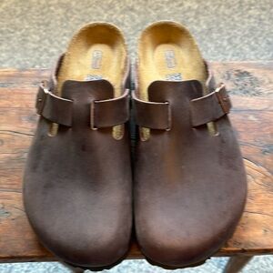 Birkenstock New w/o Box Boston Habana Oiled Leather Soft Footbed Reg Size 37